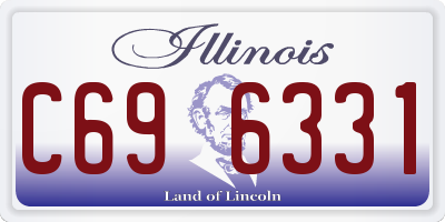IL license plate C696331