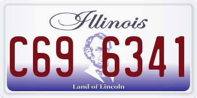 IL license plate C696341