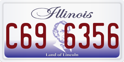 IL license plate C696356