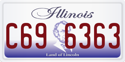 IL license plate C696363
