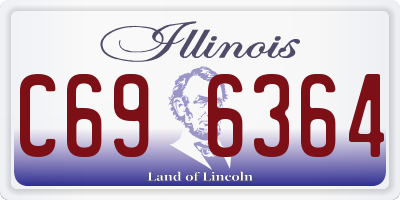 IL license plate C696364