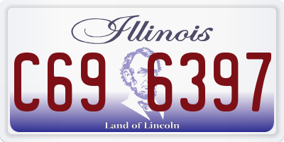 IL license plate C696397