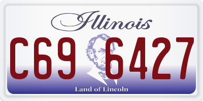 IL license plate C696427