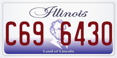 IL license plate C696430