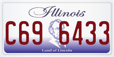 IL license plate C696433