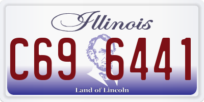 IL license plate C696441