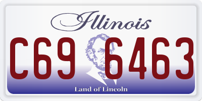 IL license plate C696463