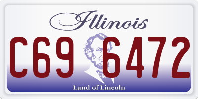 IL license plate C696472