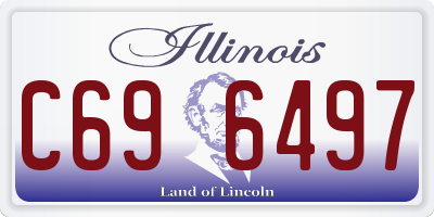 IL license plate C696497