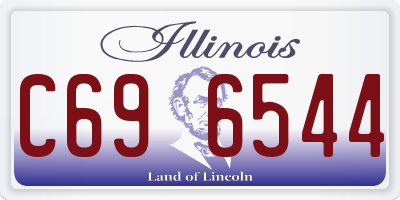 IL license plate C696544