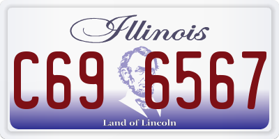 IL license plate C696567