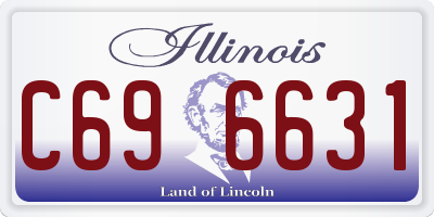 IL license plate C696631