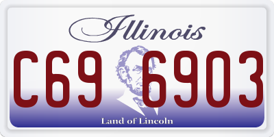 IL license plate C696903