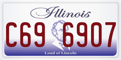 IL license plate C696907