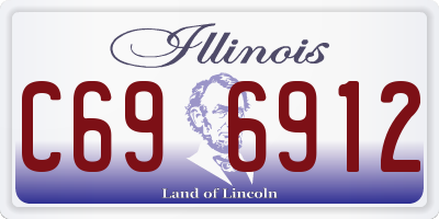 IL license plate C696912