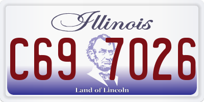IL license plate C697026