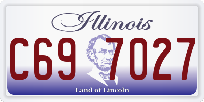 IL license plate C697027