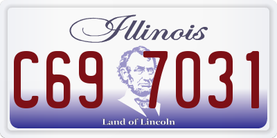 IL license plate C697031