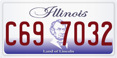 IL license plate C697032