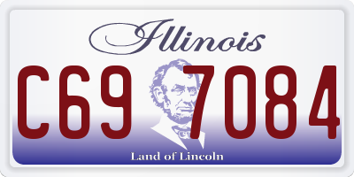 IL license plate C697084