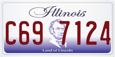 IL license plate C697124