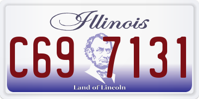 IL license plate C697131