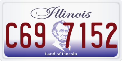 IL license plate C697152