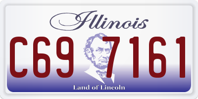 IL license plate C697161