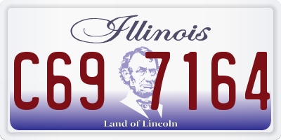 IL license plate C697164