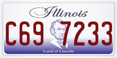 IL license plate C697233
