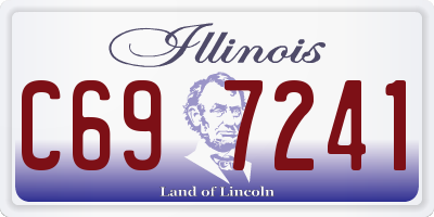 IL license plate C697241