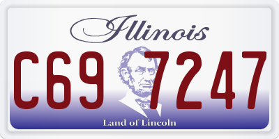 IL license plate C697247
