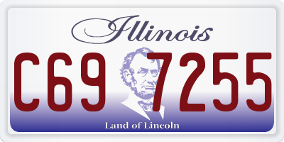 IL license plate C697255