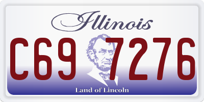 IL license plate C697276