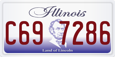 IL license plate C697286