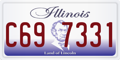 IL license plate C697331