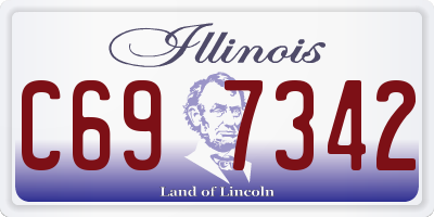 IL license plate C697342