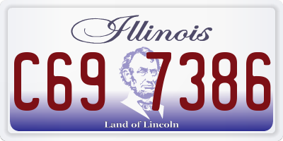 IL license plate C697386