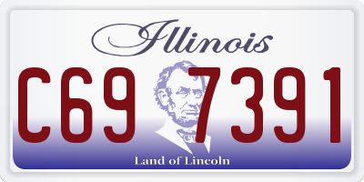 IL license plate C697391