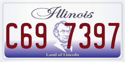 IL license plate C697397