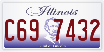IL license plate C697432
