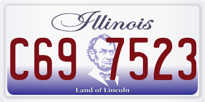 IL license plate C697523