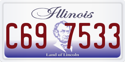 IL license plate C697533