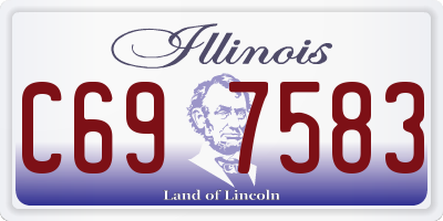 IL license plate C697583