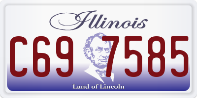 IL license plate C697585