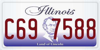 IL license plate C697588