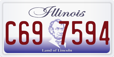 IL license plate C697594