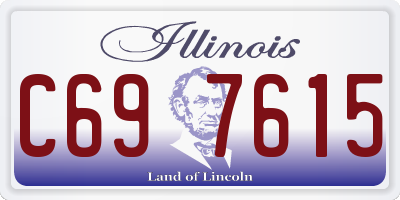 IL license plate C697615