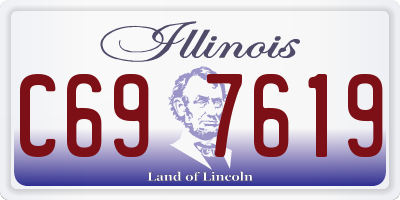 IL license plate C697619