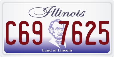 IL license plate C697625